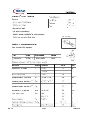 SP000103251 Datasheet PDF Infineon Technologies