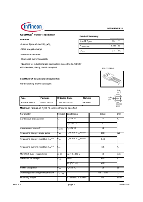 SP000103251 Datasheet PDF Infineon Technologies