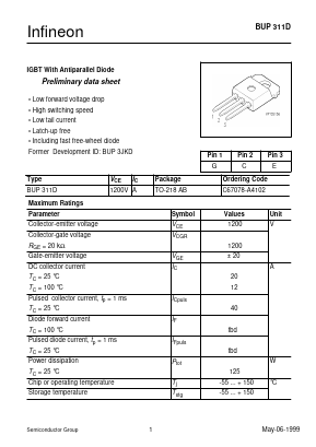 C67078-A4102 Datasheet PDF Infineon Technologies