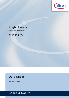 TLE5012BE5020 Datasheet PDF Infineon Technologies