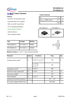 PN0605 Datasheet PDF Infineon Technologies
