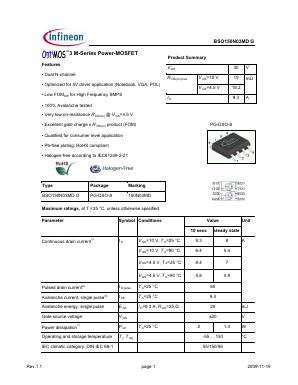 150N03MD Datasheet PDF Infineon Technologies
