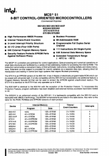 TD8751H-8 Datasheet PDF Intel