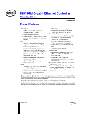 82545GM Datasheet PDF Intel