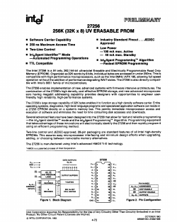 27256-4 Datasheet PDF Intel
