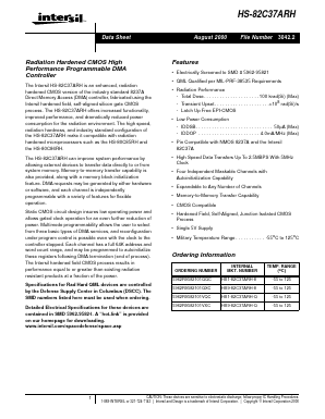 HS-82C37ARH Datasheet PDF Intersil