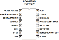 CD4046BMS Datasheet PDF Intersil