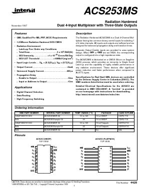 ACS253KMSR-02 Datasheet PDF Intersil