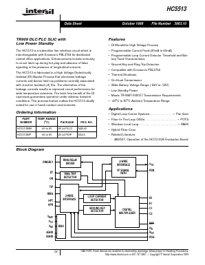 HC5513BIM Datasheet PDF Intersil