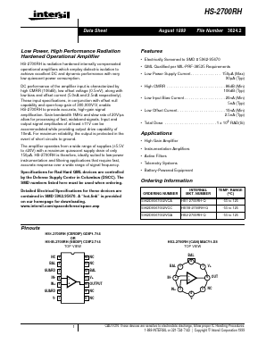 HS1B-2700RH-Q Datasheet PDF Intersil