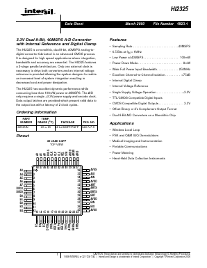 HI2325IN Datasheet PDF Intersil