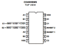 CD4085BMS Datasheet PDF Intersil