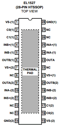 EL1527CRE-T7 Datasheet PDF Intersil