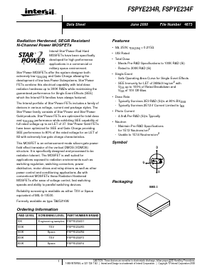 FSPYE234R Datasheet PDF Intersil