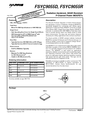 FSYC9055R1 Datasheet PDF Intersil