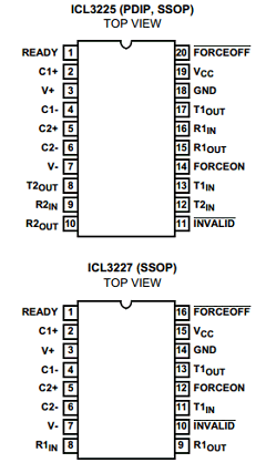 ICL3227 Datasheet PDF Intersil