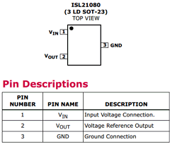 ISL21080-30 Datasheet PDF Intersil