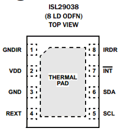 ISL29038 Datasheet PDF Intersil