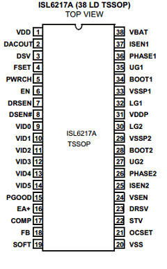 ISL6217A Datasheet PDF Intersil