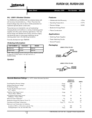 UR6120 Datasheet PDF Intersil
