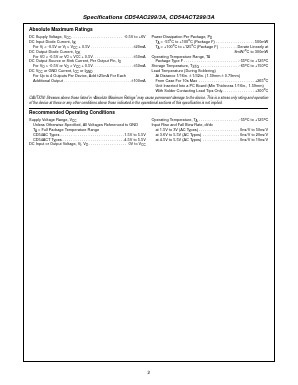 CD54AC299/3A Datasheet PDF Intersil