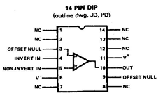 UA741DC Datasheet PDF Intersil
