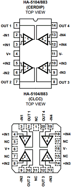 HA4-5104 Datasheet PDF Intersil