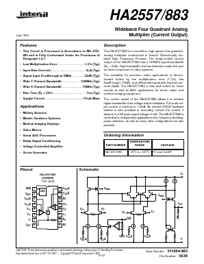 HA-2557_883 Datasheet PDF Intersil