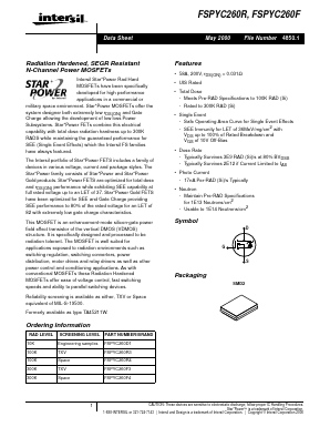 FSPYC260F Datasheet PDF Intersil