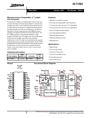 HI3-7159A-5 Datasheet PDF Intersil