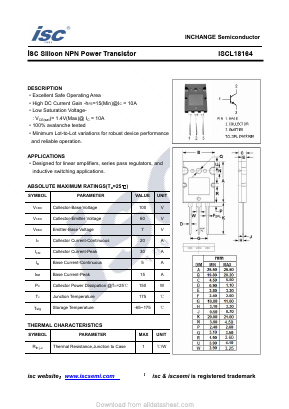 ISCL18164 Datasheet PDF Inchange Semiconductor