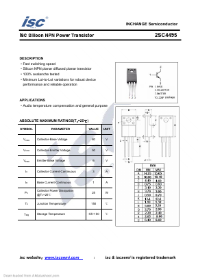 C4495 Datasheet PDF Inchange Semiconductor