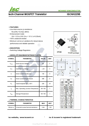 ISCNH229B Datasheet PDF Inchange Semiconductor