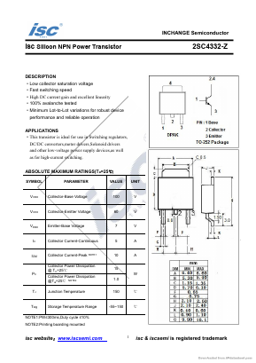 2SC4332-Z Datasheet PDF Inchange Semiconductor