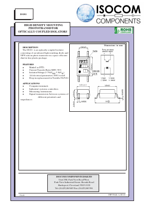 IS181B Datasheet PDF Isocom 