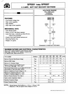 SFR202 Datasheet PDF Jinan Gude Electronic Device