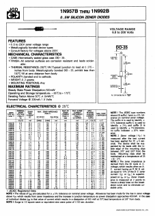 1N958D Datasheet PDF Jinan Gude Electronic Device