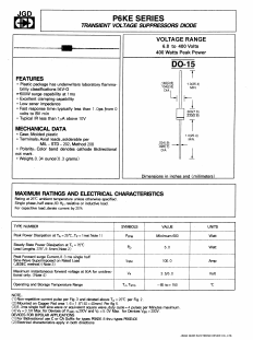 P6KE30 Datasheet PDF Jinan Gude Electronic Device