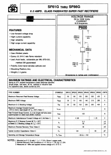 SF61G Datasheet PDF Jinan Gude Electronic Device