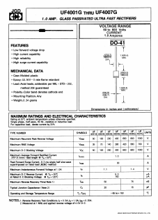 UF4001G Datasheet PDF Jinan Gude Electronic Device