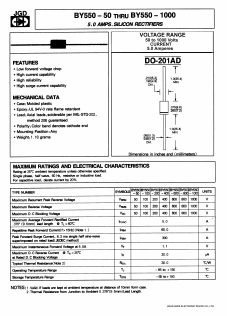 BY550-100 Datasheet PDF Jinan Gude Electronic Device