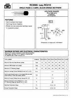RC210 Datasheet PDF Jinan Gude Electronic Device