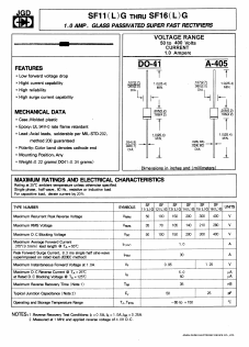 SF11G Datasheet PDF Jinan Gude Electronic Device