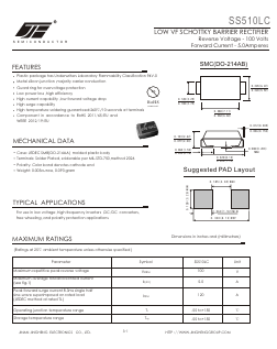 SS510LC-SMC Datasheet PDF Jinan Jingheng (Group) Co.,Ltd
