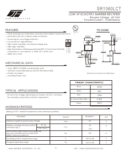 SR1060LCT-TO-220AB Datasheet PDF Jinan Jingheng (Group) Co.,Ltd