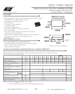 SS220 Datasheet PDF Jinan Jingheng (Group) Co.,Ltd