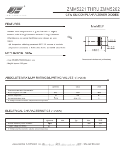 ZMM5226 Datasheet PDF Jinan Jingheng (Group) Co.,Ltd