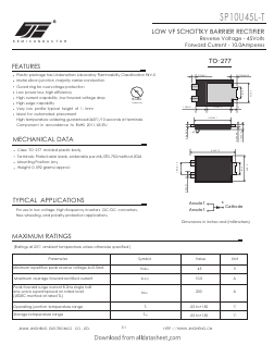 SP10U45L-T Datasheet PDF Jinan Jing Heng Electronics Co., Ltd.