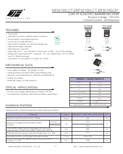 SRF30100LCT Datasheet PDF Jinan Jing Heng Electronics Co., Ltd.