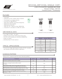 SRF10100L Datasheet PDF Jinan Jing Heng Electronics Co., Ltd.